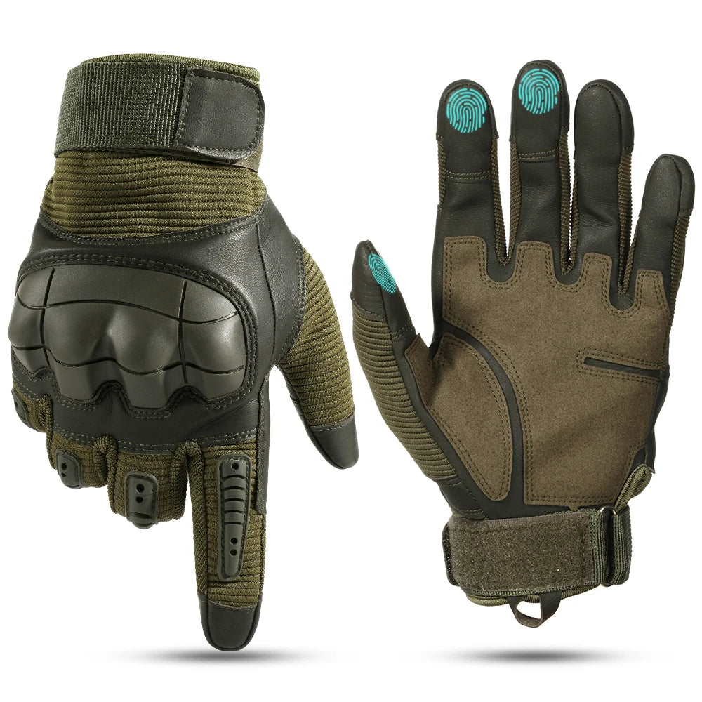 Touch Screen Tactical Full Finger Gloves