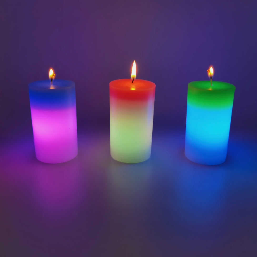 Color Changing LED Wax Candles