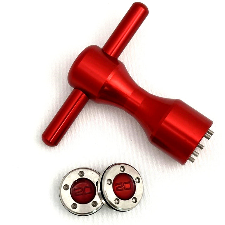 Big Tooth Red Putter Screw Set Golf Accessories