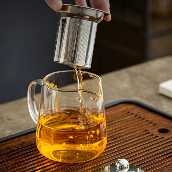 High-Quality Glass Teapot for Chinese Kungfu Tea