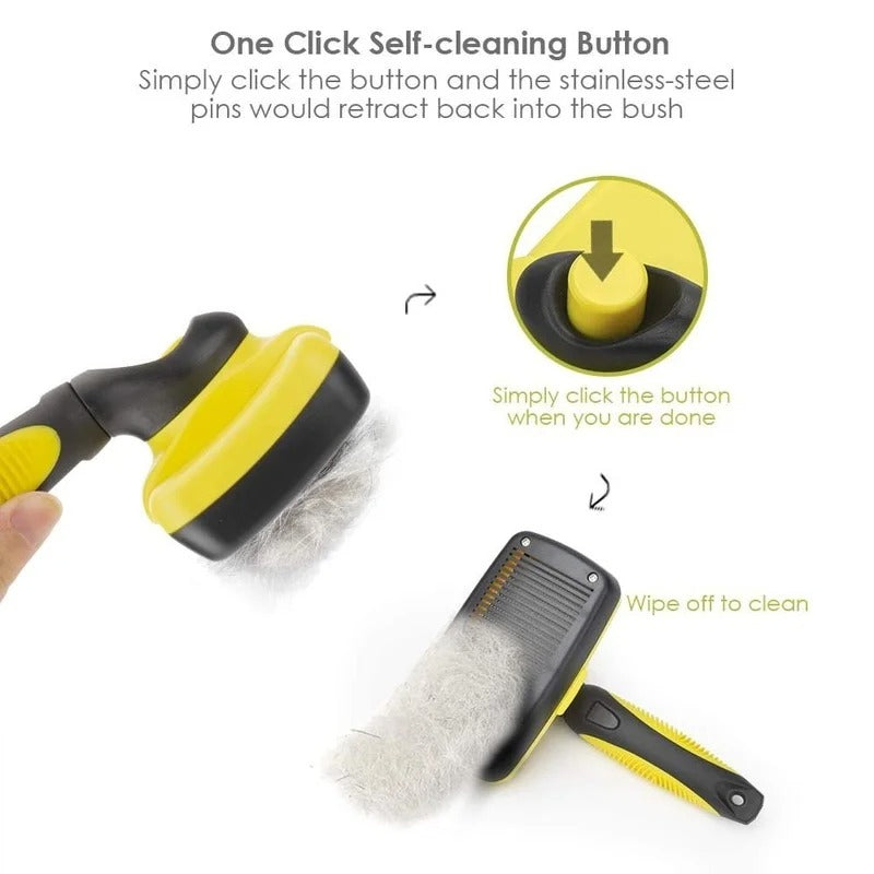 Self-Cleaning Pet Brush