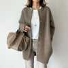 Color: Brown Knitted Material