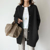 Color: Black Knitted Material