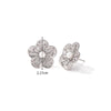 Complectation + Color: Silver Flower Earrings