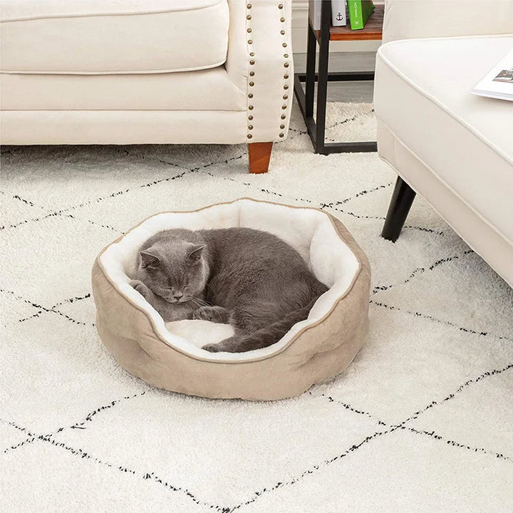 Cozy Round Small Pet Bed