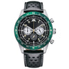 Color: Green Leather Strap