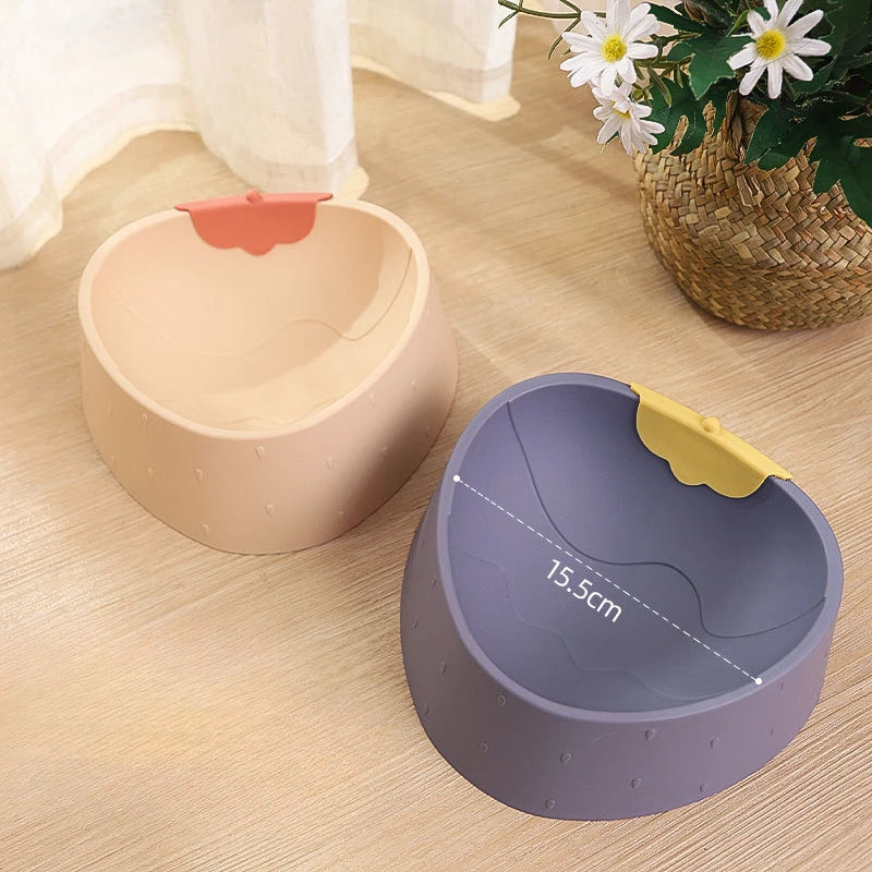 Cartoon Anti-Slip Pet Bowl for Dogs and Cats