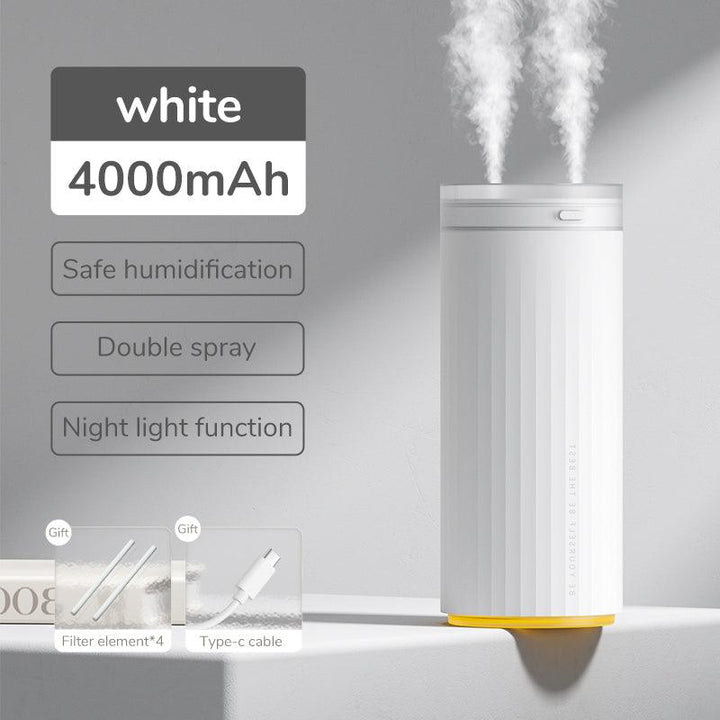 Small Humidifiers 500ml Desk Humidifier Night Light Function Quiet Operation Electric Aroma Diffuser Air Car Humidifier - Trendha