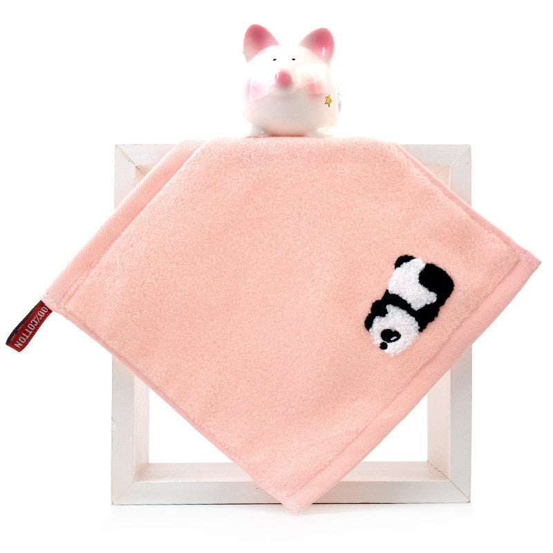 Cartoon Panda Jacquard Cotton Baby Face Towel