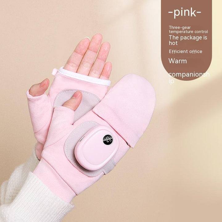 Smart Heating Gloves Thermal Motorcycle Riding Outdoor