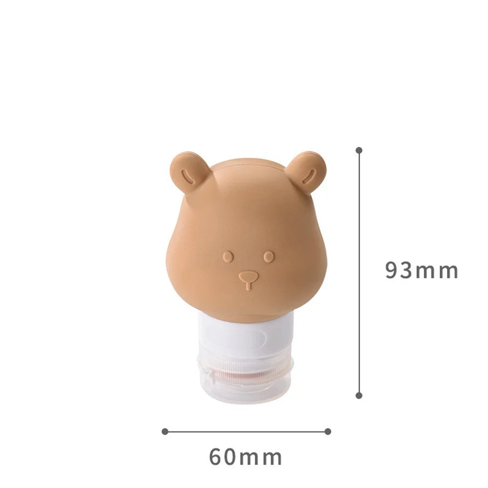 80ml Silicone Bear Travel Lotion Dispenser Bottle