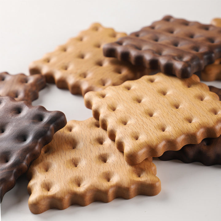 Natural Wooden Cookie Coaster