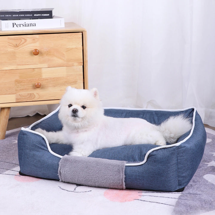 Fluffy Washable Dog Bed - Cozy Cushion for Small to Medium Dogs and Cats