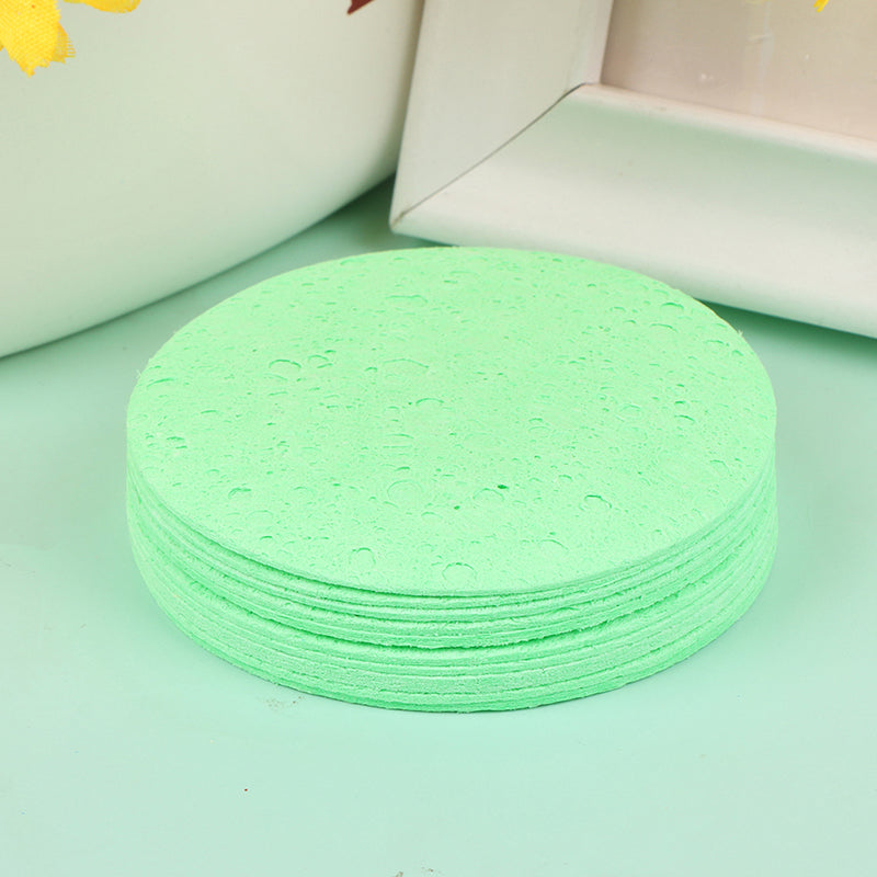 10Pcs Compressed Facial Cleansing Sponges