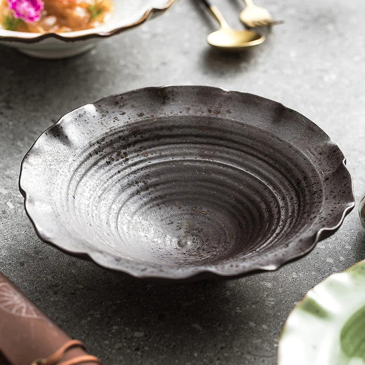 Elegant Ceramic Flower Bowl