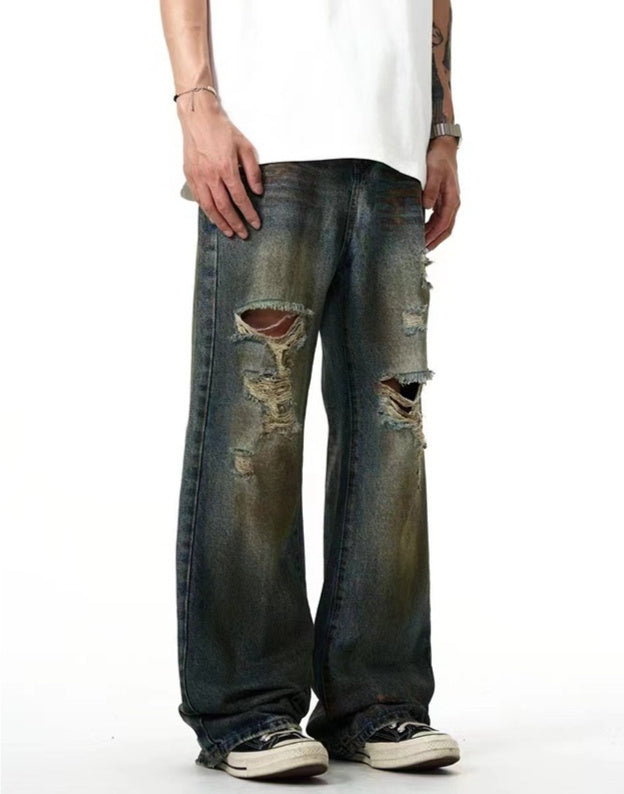 Straight Loose American High Street Fashionable Trousers