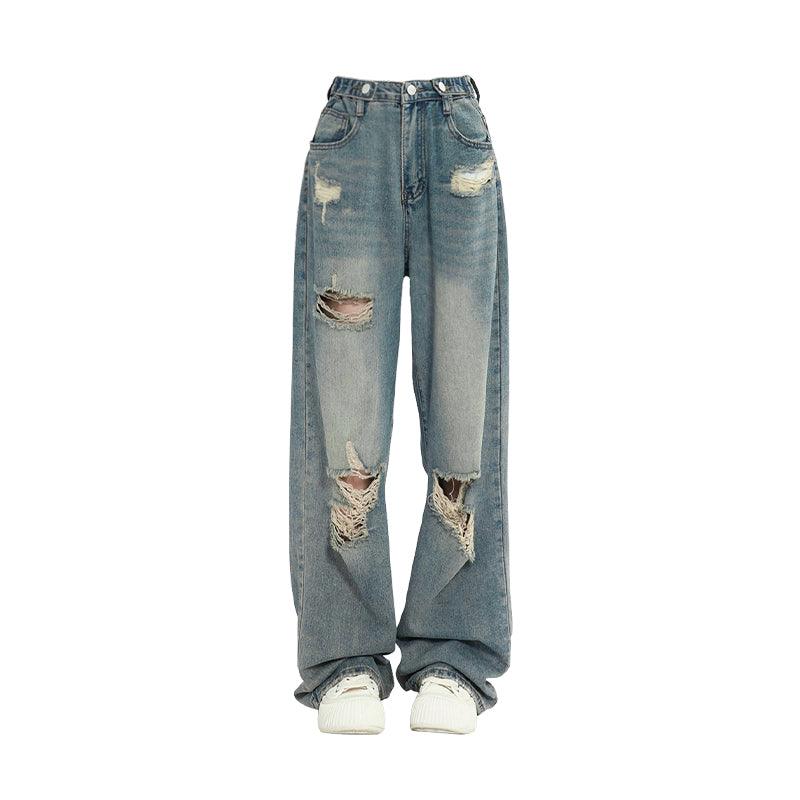 American Vintage Ripped Jeans Girl - Trendha