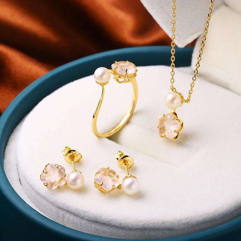 Anti Allergic Natural Crystal Earrings - Trendha