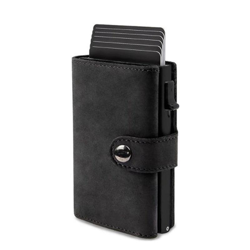 Automatic Bullet Card Aluminum Alloy Anti-magnetic Card Holder - Trendha