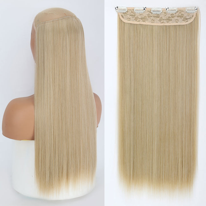 Synthetic Long Straight Hair Clips-in Extensions