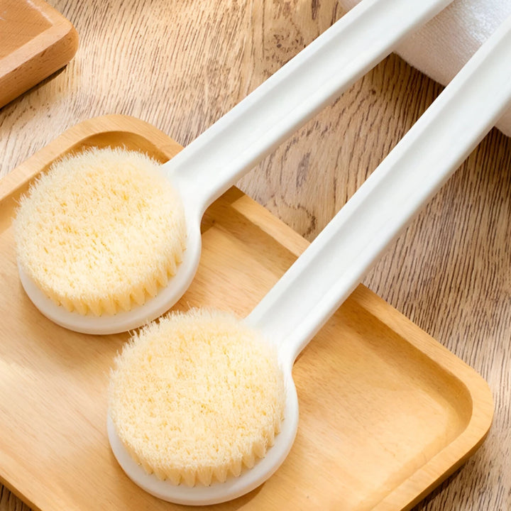 Long Handle Bath Brush for Exfoliating and Body Cleansing