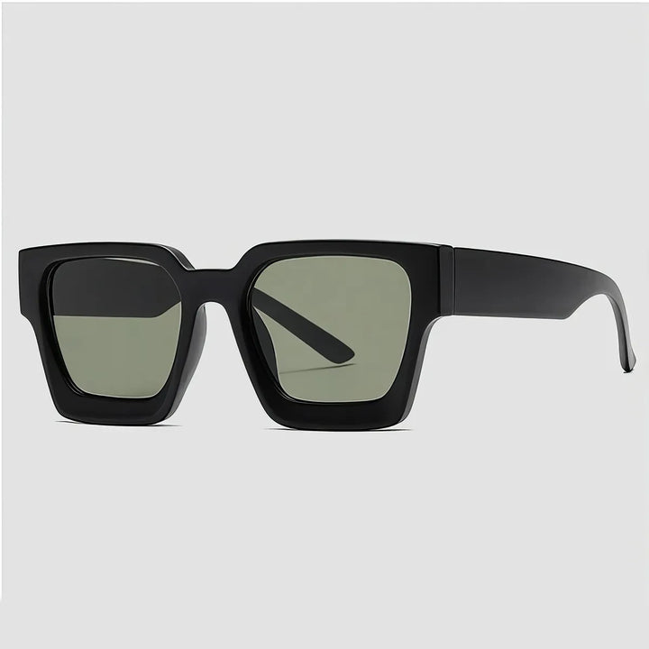 Stylish Retro Square Sunglasses | Oversize Vintage Sun Glasses D411