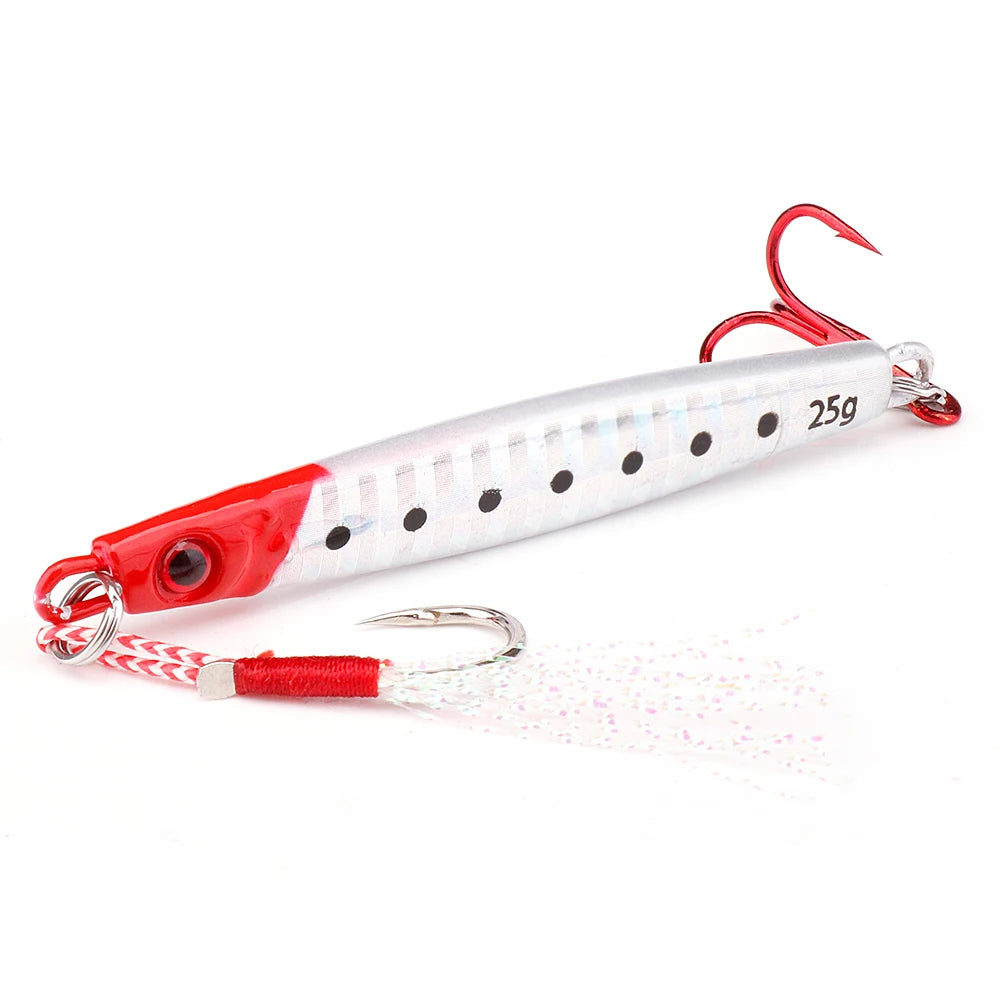 Metal Jig Spoon Fishing Lure - 25g/40g/60g for Trolling