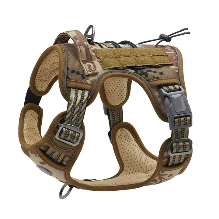 Adjustable Tactical Dog Harness for Large Breeds