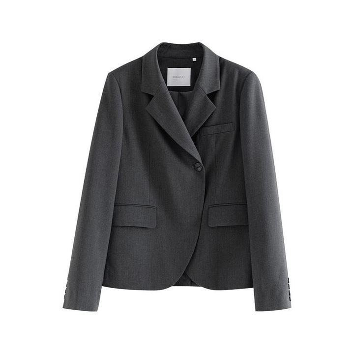 Versatile Women's Solid Color Suit Jacket