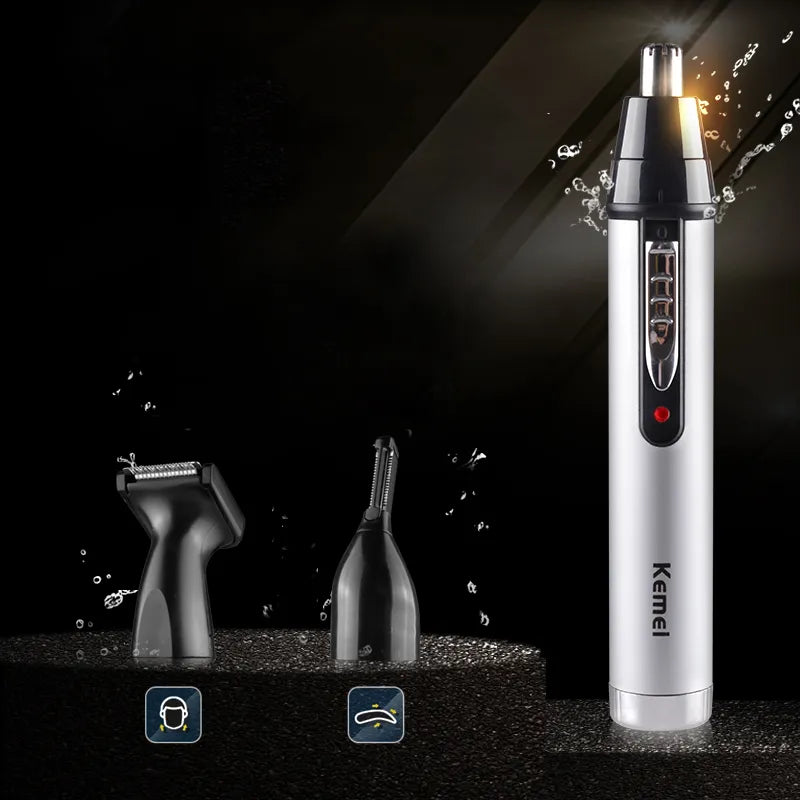 Electric Nose Hair Trimmer with Low Noise and High Torque Motor