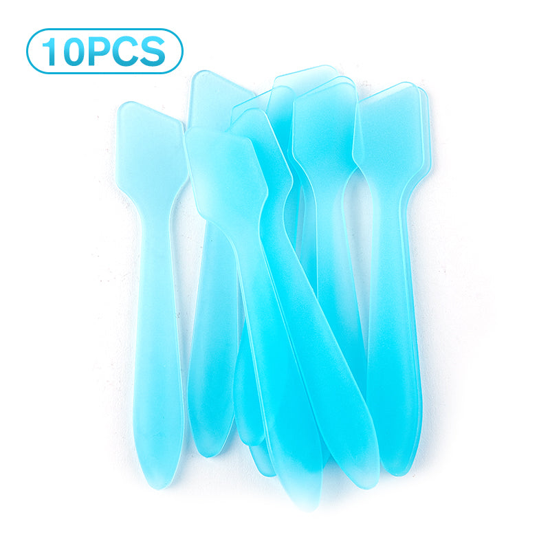 10 Pcs Mini Cosmetic Spatulas for Face Creams and Makeup Masks