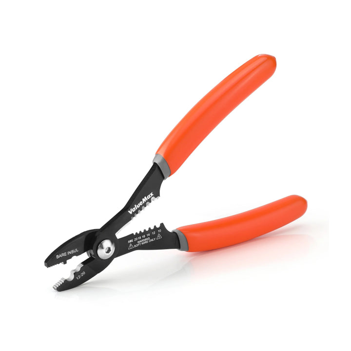 7" Multifunctional Wire Cutters and Pliers for 10-22AWG Soft Wire