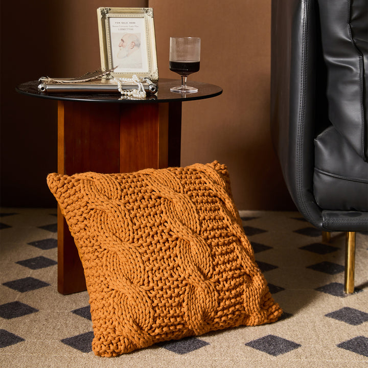 Luxury Chunky Knit Throw Pillow for Comfort and Style