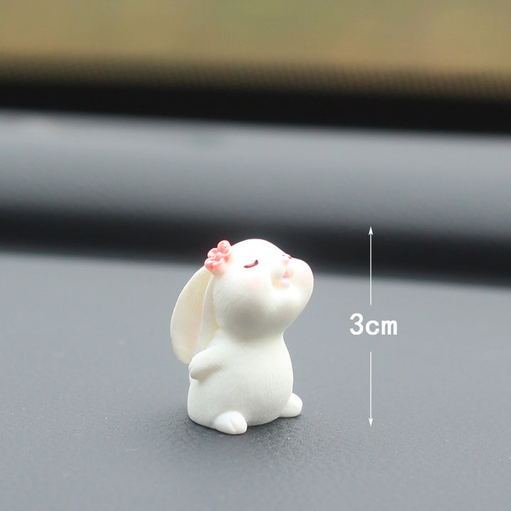 Cute Mini Little Daisy And Clay Rabbit Car Interior