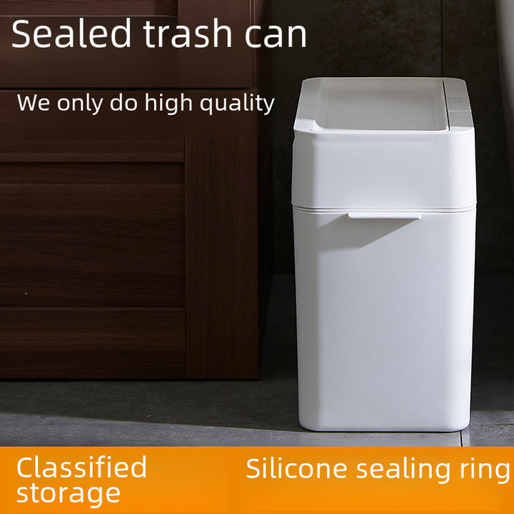 Multi-Function One-Click Garbage Sorting Bathroom Trash Can