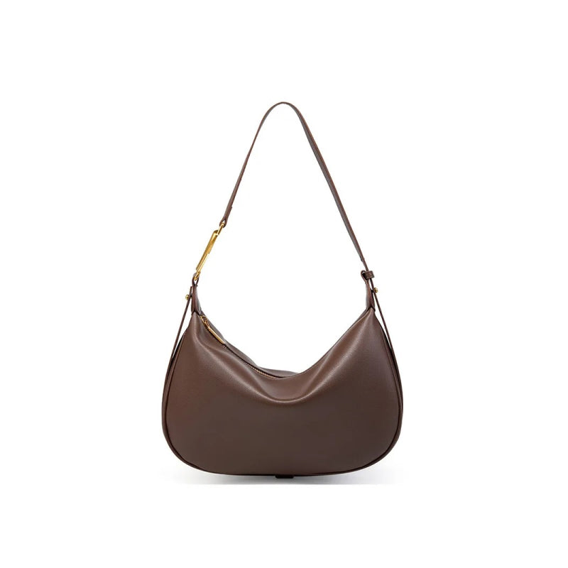 Luxury Soft Leather Dumpling Crossbody Bag