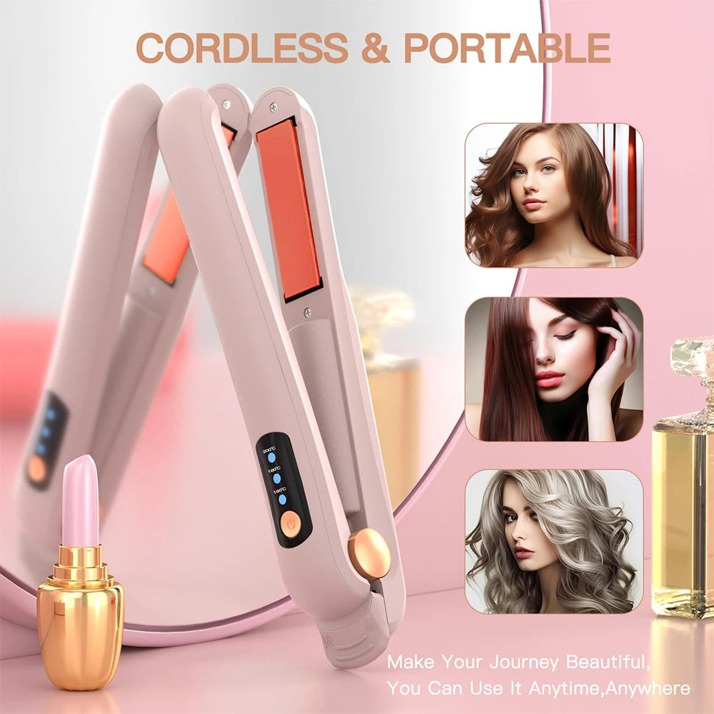 Cordless Hair Straightener and Curler