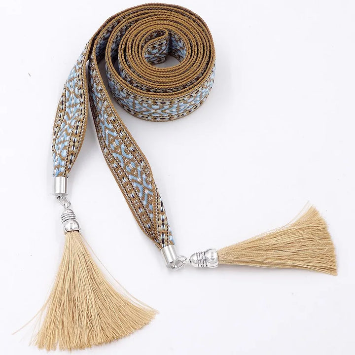 Boho Ethnic Chic Tassel Chain Waist Belt