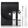 color: Black Leather Case