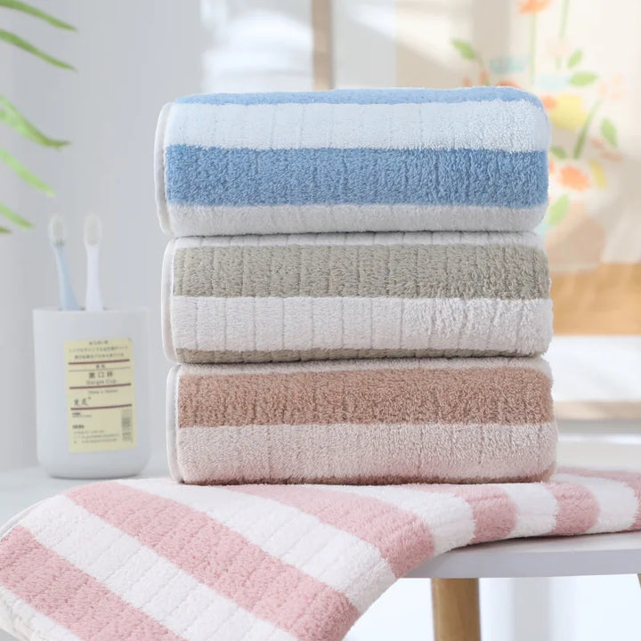 Super Absorbent Coral Fleece Dishcloth and Bath Towel