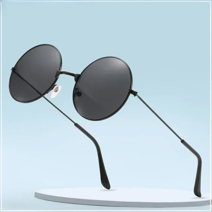 Stylish Retro Round Metal Sunglasses