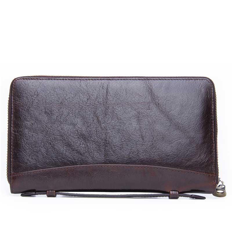 Black Angel Factory Source Layer Cowhide Men's Money - Trendha