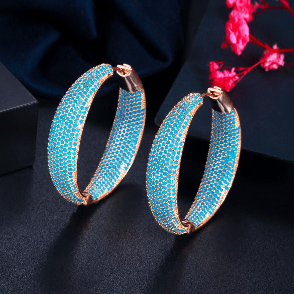 Blue Dream Ear Ring Europe And America - Trendha