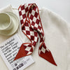 Color: Red and white ornament