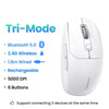color: Tri-Mode White Mouse