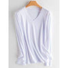 Color: White V neck