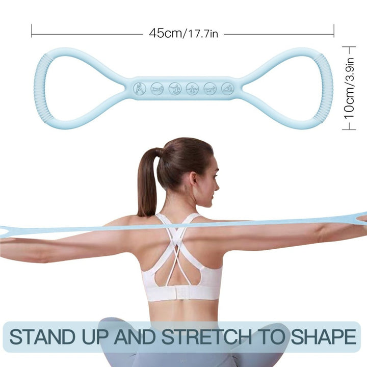 8-character Puller, 8-character Silicone Yoga Auxiliary Home Elastic Band Mini Band Kit, A Set Of 3, Light Three Medium, And Heavy Lower Body Loop Resistance Bands For Legs And Booty