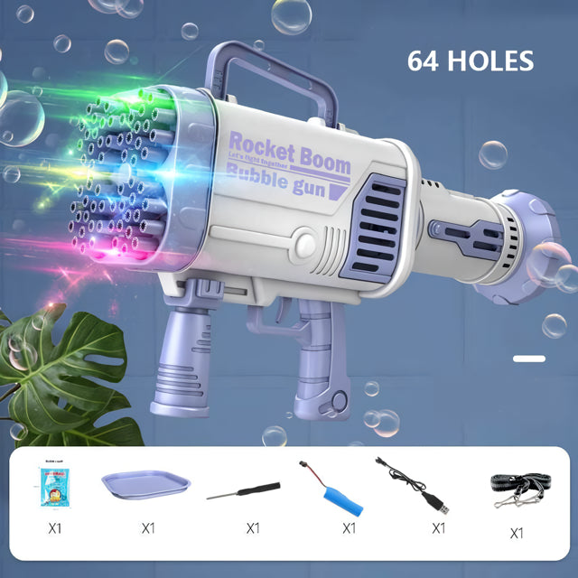 2-in-1 Electric Bubble and Water Blaster