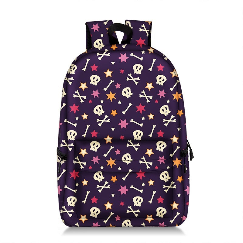 Fashion All-print New Cute Cat Creative Backpack