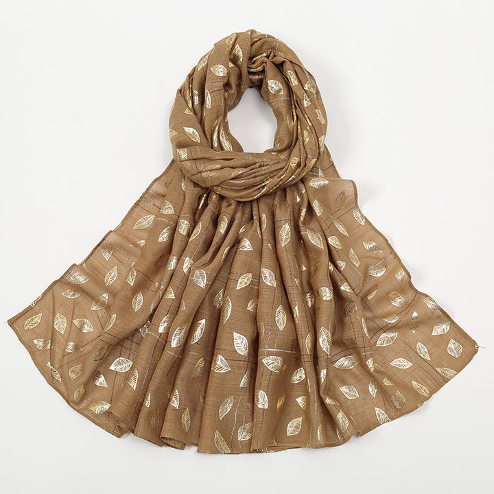 Gold Glitter Scarf